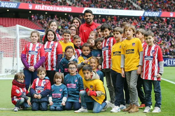 Cerca de 25 mil pessoas prestigiaram a apresentação de Diego Costa | Foto: Divulgação/Atlético de Madrids