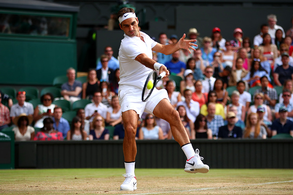 Federer's backhand was too hot to handle for Zverev (Photo by Clive Brunskill / Getty)