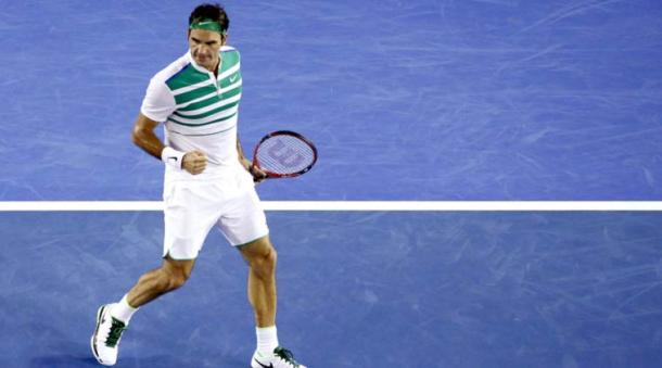 Federer en Melbourne. Foto: australianopen.com