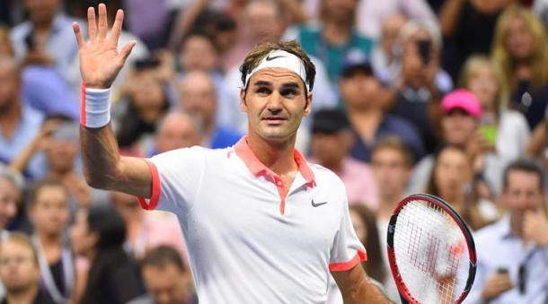 Roger Federer durante el torneo. Fuente: Indianexpress