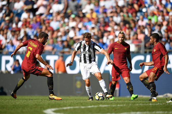 Em amistoso de pré-temporada, Roma começou mal o confronto direto: derrota (nos pênaltis) para a Juve (Foto: Daniele Badolato/Juventus FC/Getty Images)