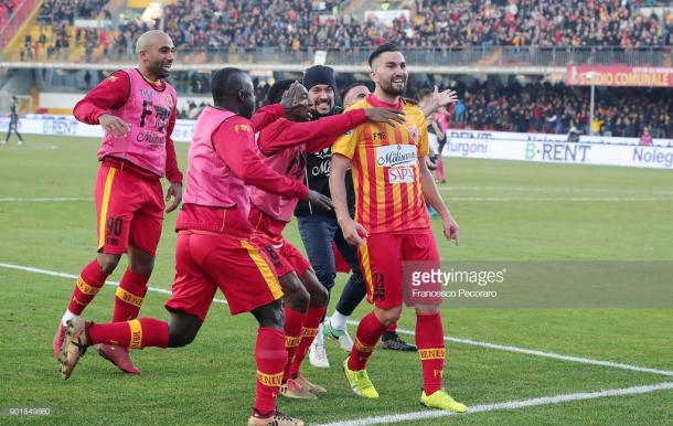 Coda, es el máximo baluarte ofensivo del Benevento / foto: gettyimages
