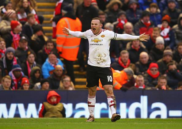 Rooney celebrates (photo: getty)