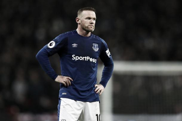 El regreso de Wayne Rooney a Everton no fue el soñado | Foto: Premier League