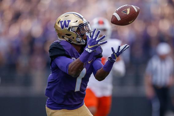 John Ross put himself into legendary status with his record-breaking 40 yard dash time | Otto Greule Jr., Getty Images