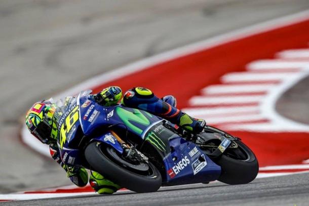 Rossi impegnato nella prima parte del circuito di Austin | Photo: ValentinoRossiVR46Official
