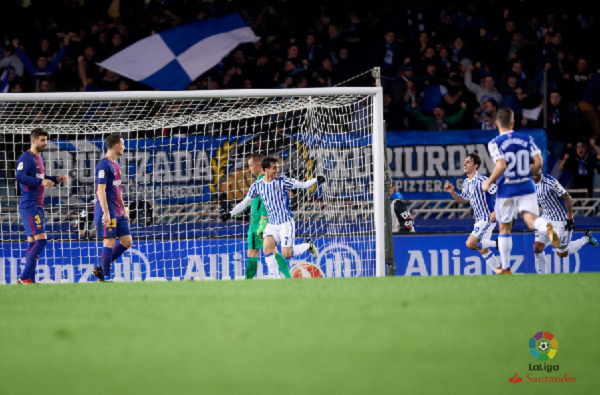 Juanmi será una de las armas realistas en el primer partido del Nuevo Anoeta. | Foto: La Liga