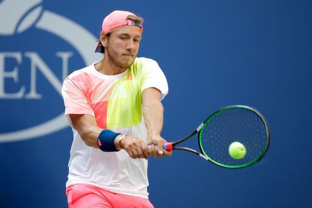 Pouille at the US Open (Photo by Andy Lyons/Getty Images)