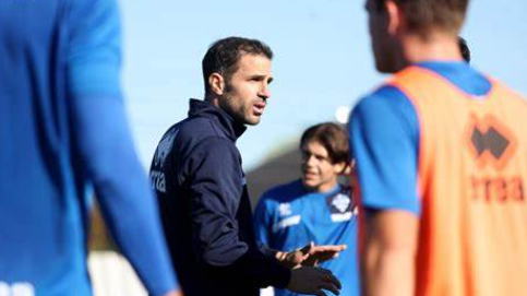 Cesc Fábregas en un entrenamiento/ Diario SPORT