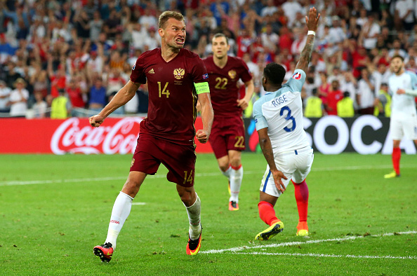 Rússia chegou ao empate já nos minutos finais do confronto (Foto: Alex Livesey/Getty Images)