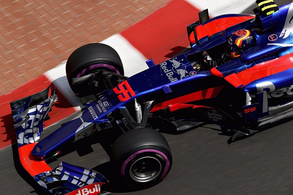 Carlos Sainz repite mismo resultado en Mónaco, sexto. Fuente: @ToroRossoSpy