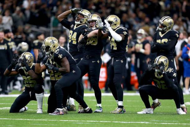 Saints venceram os dois confrontos contra os Panthers na temporada regular (Foto: Sean Gardner/Getty Images)