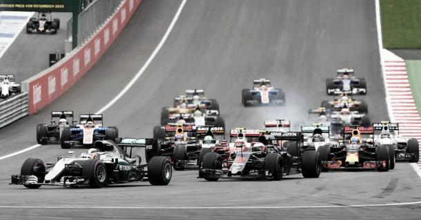Salida del GP de Austria | Twitter oficial de la F1