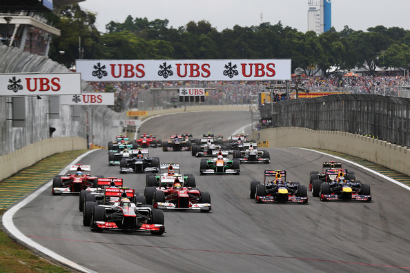 Salida del GP Brasil 2012 | Imagen: Getty Images