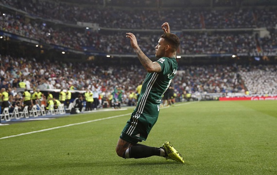 El héroe del Bernabéu. Foto: LaLiga