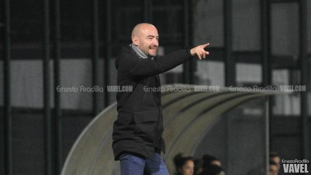 El entrenador azulgrana, Fran Sánchez / Foto: Ernesto Aradilla (VAVEL.com)