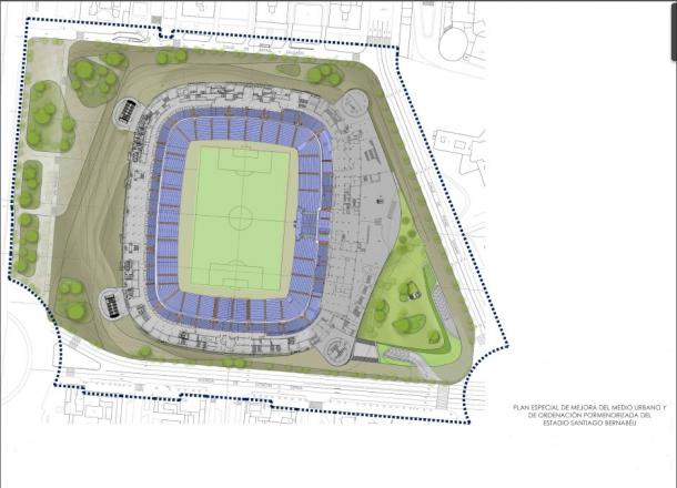 Plan de renovación del estadio merengue. | FOTO: Nuevobernabeu.com