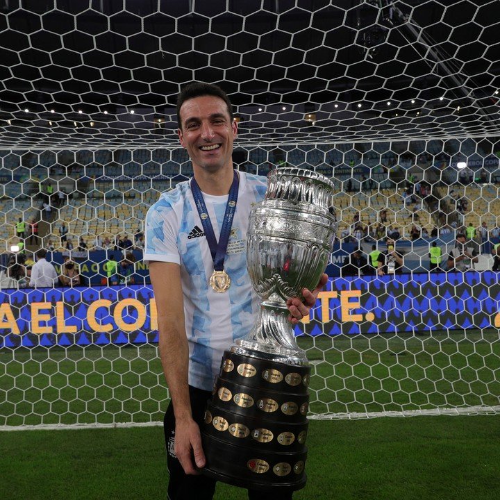 El DT campeón de América 2021 (Foto: Cuenta Oficial de la Selección Argentina)