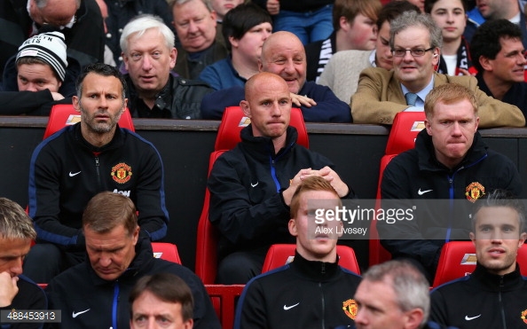 Scholes assisted Giggs with first team duties at the end of 2013/14 season | Photo: Alex Livesey/ Getty Images