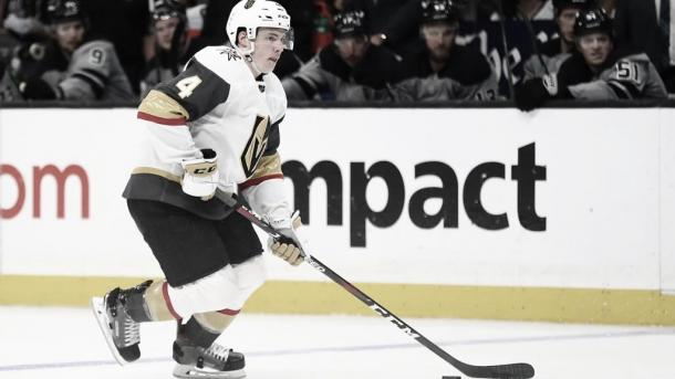 Schuldt con los Golden Knights | Foto: NHL.com