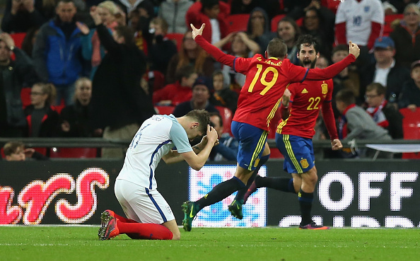 Isco marcou o gol que garantiu o empate heroico dos espanhóis (Foto: Getty Images)