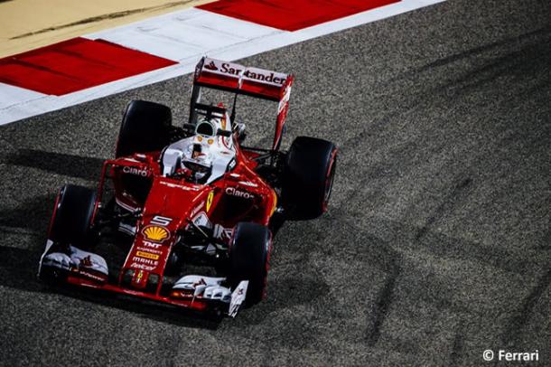 Vettel en a clasificacion de ayer I Foto: Ferrari 