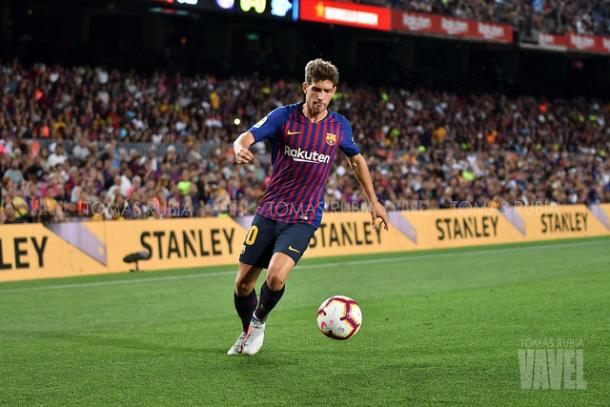 Imagen de archivo de Sergi Roberto, jugador del Barça. FOTO: Tomás Rubia