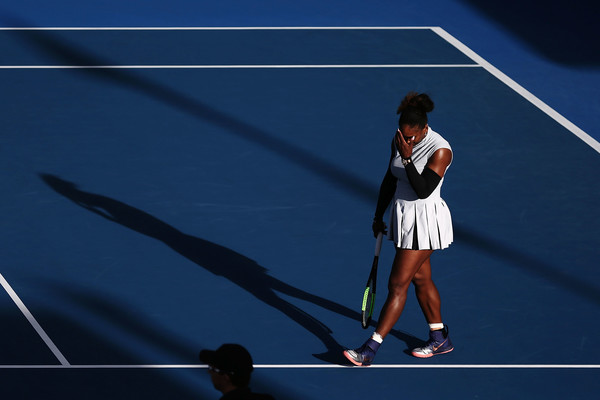 A dejected Williams in the second round (Photo by Anthony Au-Yeung / Getty Images)