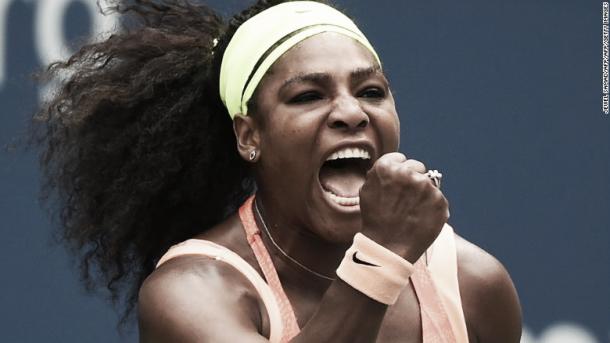 Serena took control of the second set (photo: edition.cnn.com / Getty)