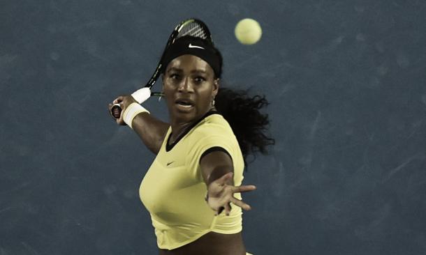 Serena fought hard to stay in the set (photo: theguardian.com)
