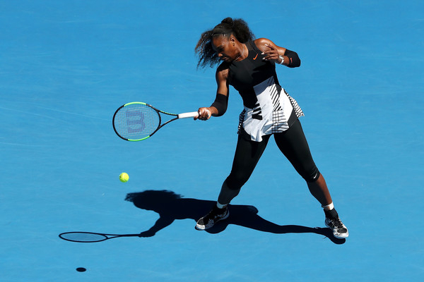 Williams is searching for an Open Era record-extending seventh Australian Open title (Photo by Scott Barbour / Getty Images)