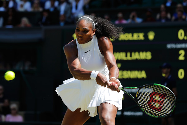 Serena Williams en Wimbledon. Foto: zimbio