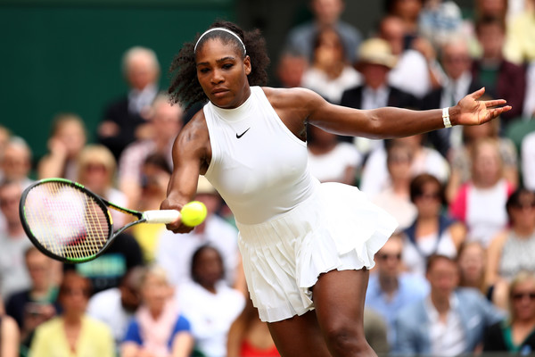 Serena Williams en Wimbledon. Foto: zimbio