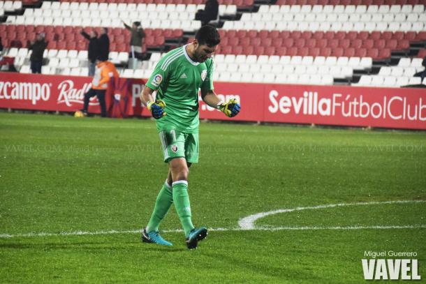 Sergio Herrera, uno de los metas más destacados de Segunda | Foto: Miguel Guerrero (VAVEL)