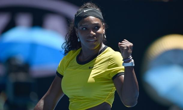 Serena Williams en Melbourne. Foto: australianopen.com