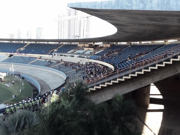 Panorama da torcida presente no estádio Serra Dourada. Foto: Divulgação/Atlético Clube Goianiense