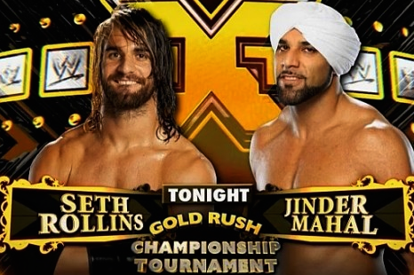 Mahal battled Rollins to become the first ever NXT Champion in 2012 (image: bleacher report)