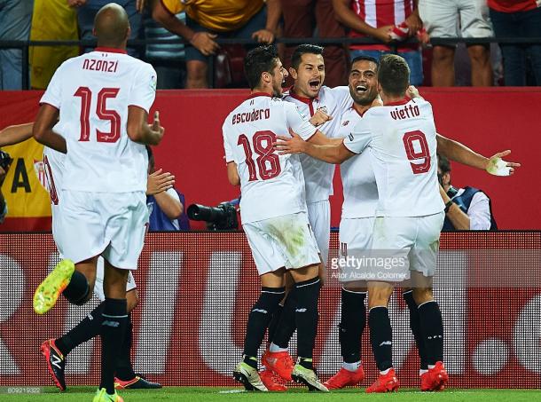 Sevilla will be quite a test for the Premier League champions | Photo: Getty/ Aitor Alcalde Colomer