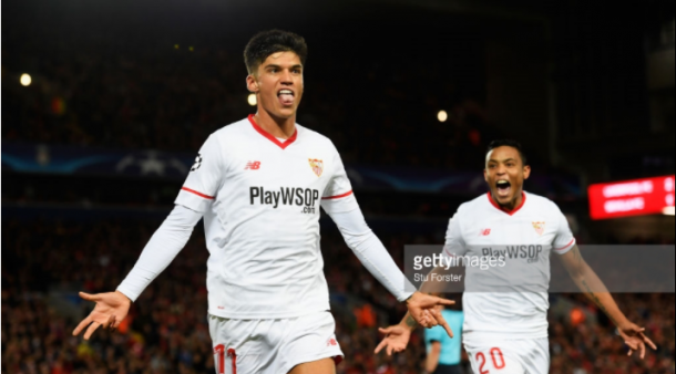 Correa celebra el gol del empate en Anfield | Foto: Getty Images