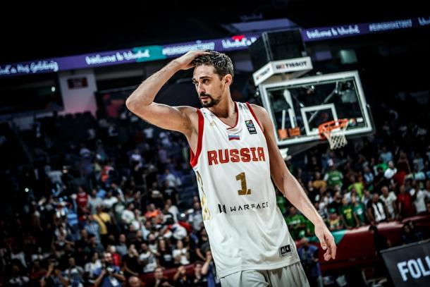 Alexey Shved, leader tecnico ed emotivo della Russia - Foto FIBA