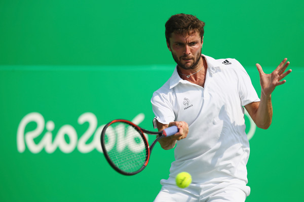 Simon in his second round match with Sugita at the Rio Olympics (Photo by Clive Brunskill / Source : Getty Images)