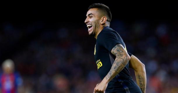 Correa celebra su gol frente al FC Barcelona en el Camp Nou - Foto: VAVEL.com