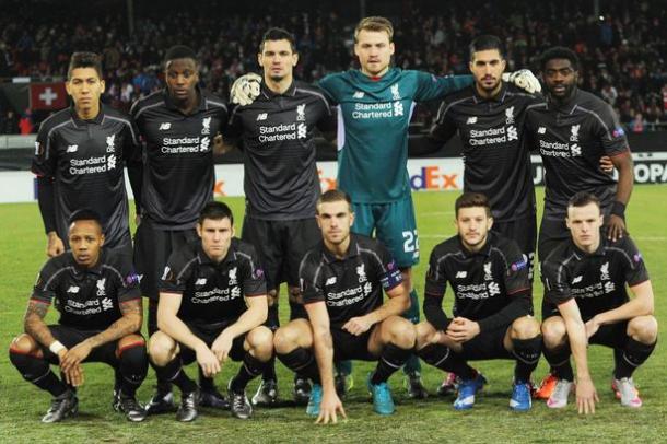Liverpool's team against Sion (photo: UEL)