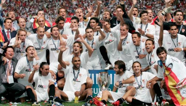Il Siviglia campione nel 2006. Fonte: Getty Images.