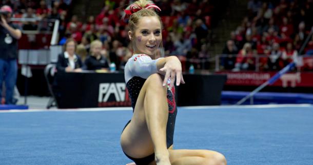 MyKayla Skinner Utah on Floor Pic: Excelle Sport