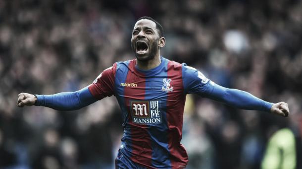 Puncheon passionatly celebrating his winner on Saturday  