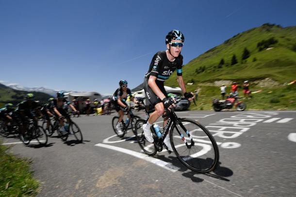 Froome y su equipo trabajaron durante la jornada | Fuente: Tour de France.