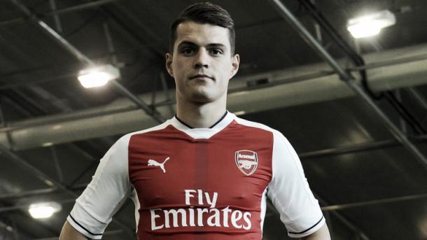 Xhaka became Arsenal's third most expensive signing, after Mesut Ozil and Alexis Sanchez. Photo: skysports.com