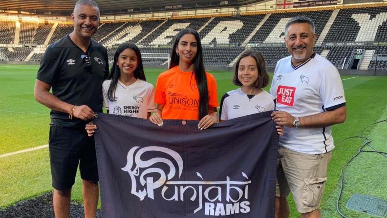 Punjabi Rams became the official shirt sleeve sponsor of Derby County Women | Photo: Punjabi Rams