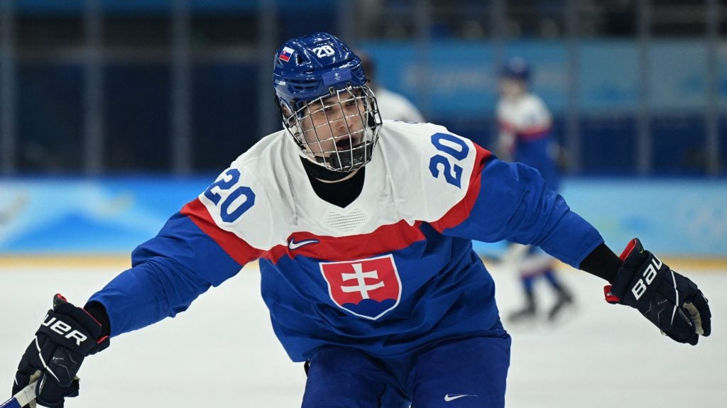 Juraj Slafkovsky, MVP del torneo olímpico | Foto: Getty Images